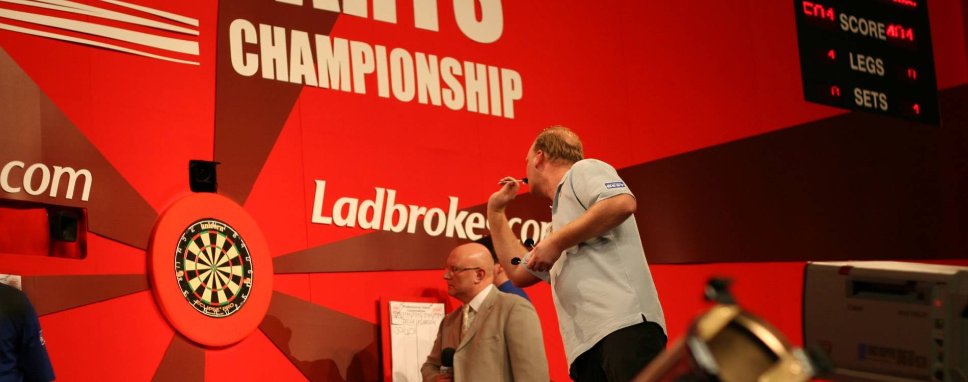 The World Darts Championship, which is played annually at Alexandra Palace