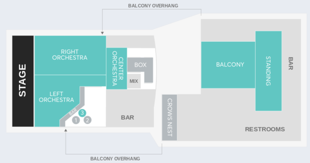 Theatre of Living Arts Map