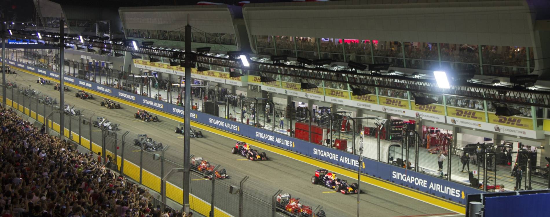 TheSingapore Grand Prix is held at the Marina Bay Street Circuit