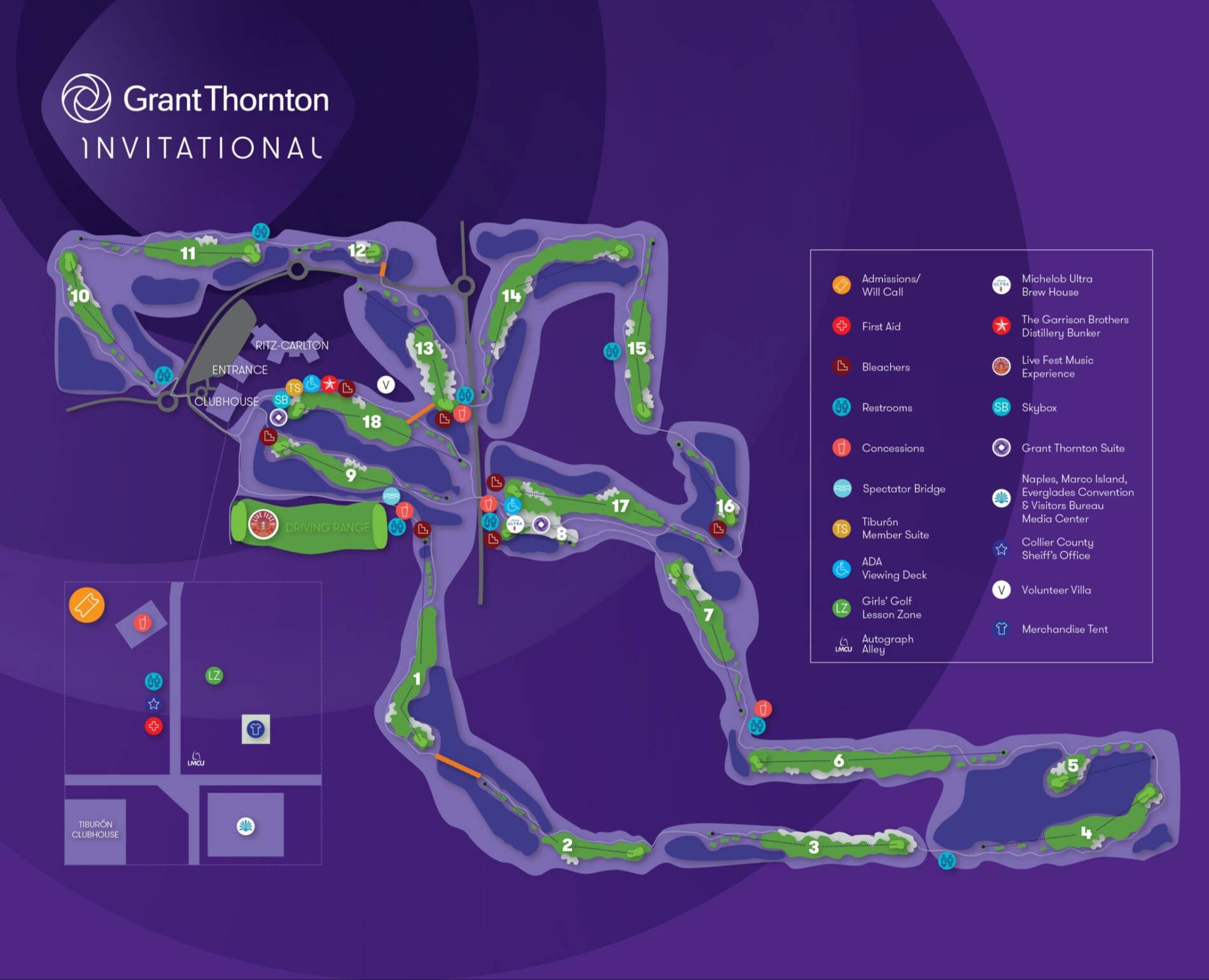 Tiburón Golf Club Map