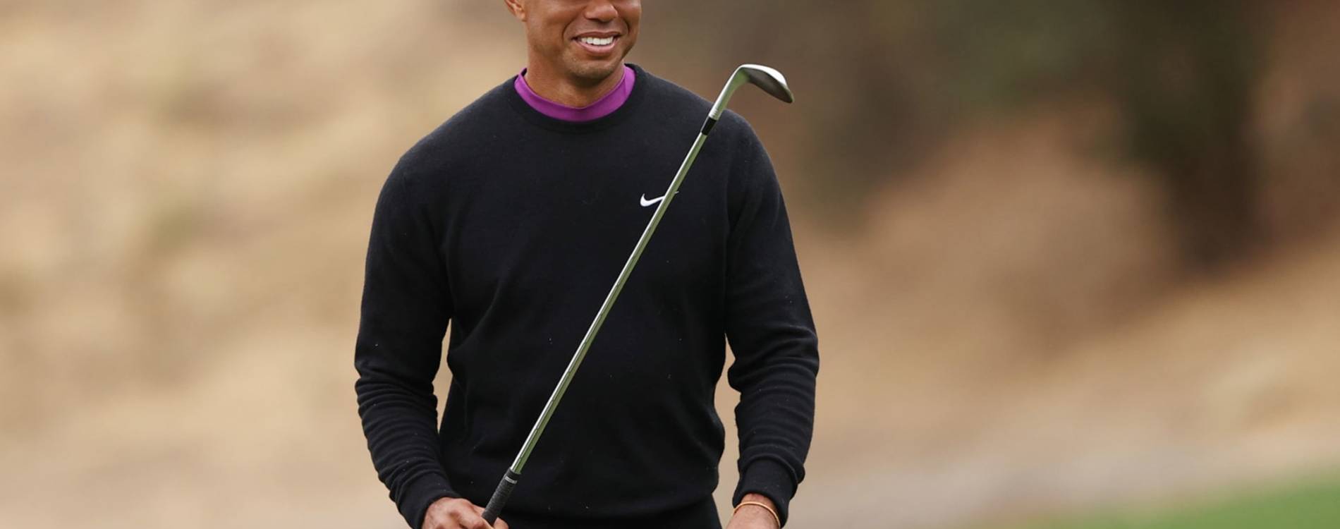 Tiger Woods at the 2020 PNC Championship