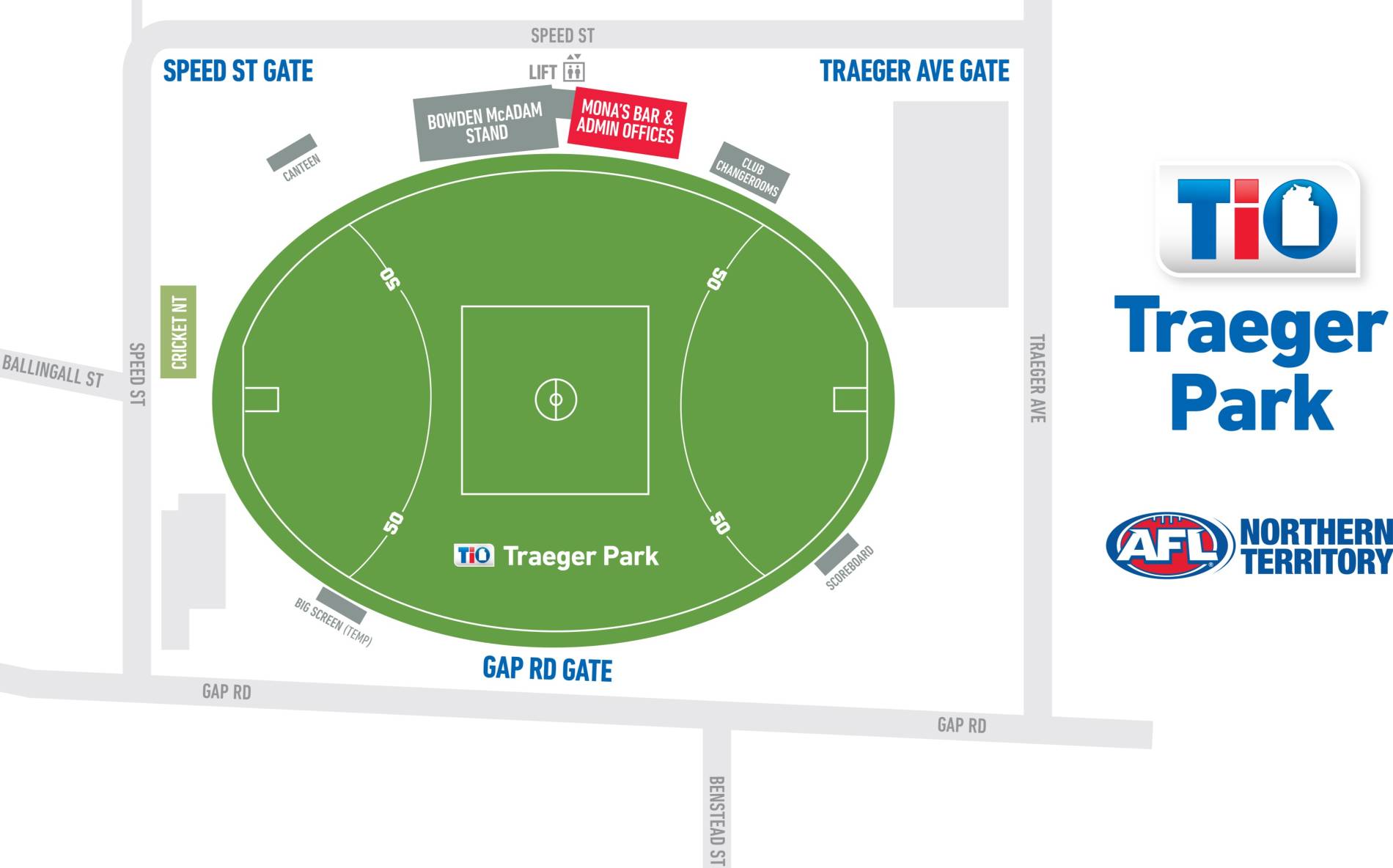 TIO Traeger Park Map