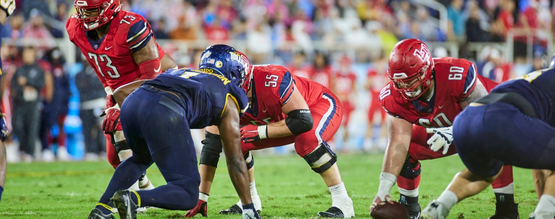 Toledo Rockets playing LU Liverty Flames in the Boca Raton Bowl