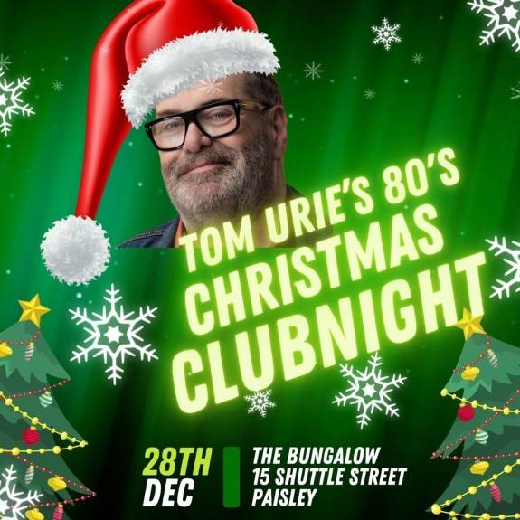 Tom Urie's 80's Christmas Club Night