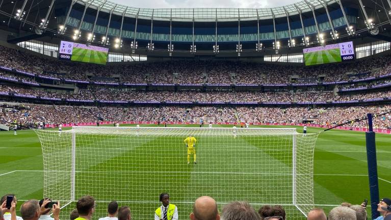 Tottenham Hotspur playing in the Premier League