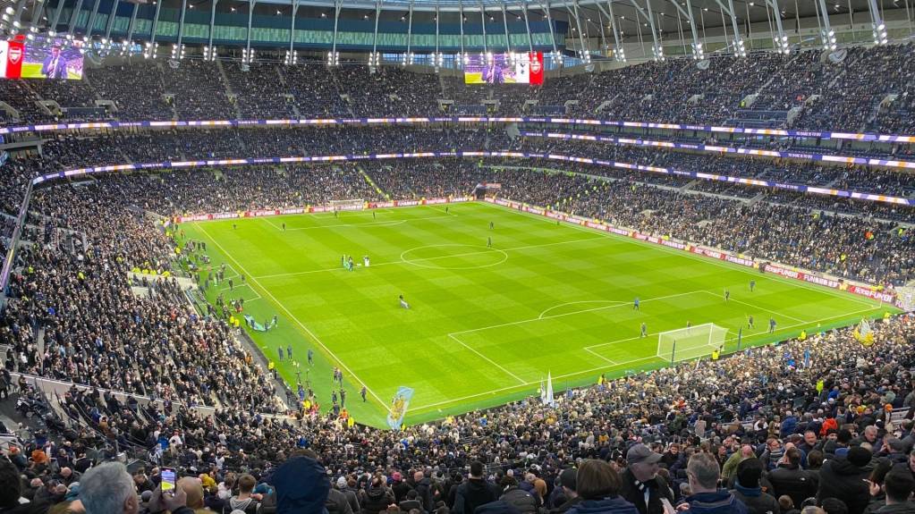 Tottenham Hotspur Stadium before the North London Derby