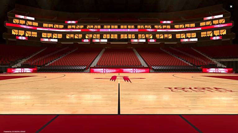 Toyota Center Floor Level