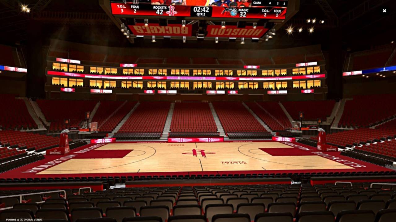Rockets Club Seats Sections 105 109