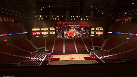 Toyota Center Upper Level