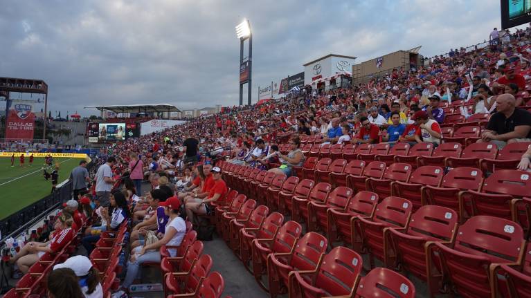 Toyota Stadium 100 level