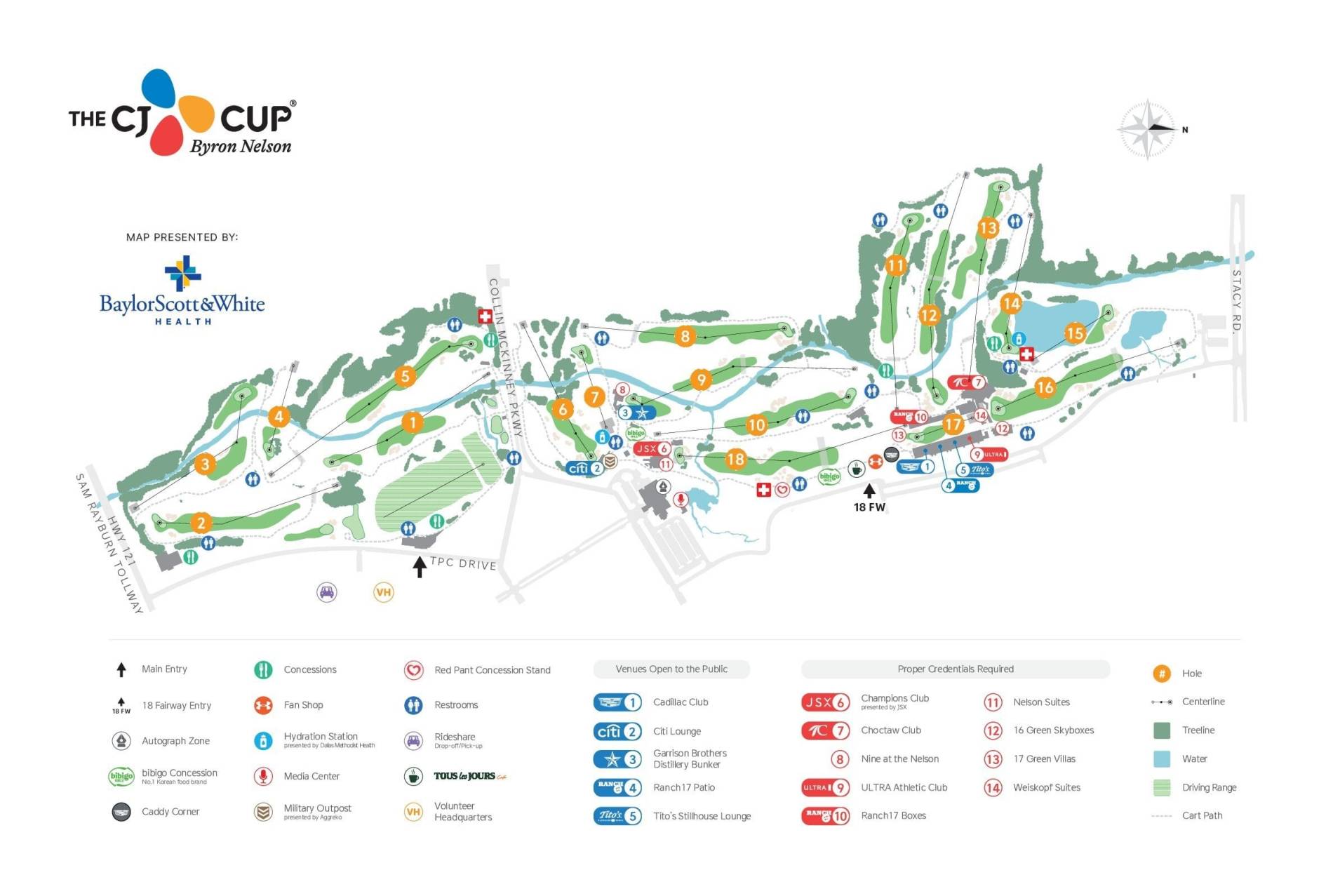 TRAVEL & PARKING The CJ Cup Byron Nelson Apr May 2025* TPC