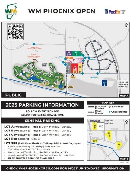 TPC Scottsdale Map