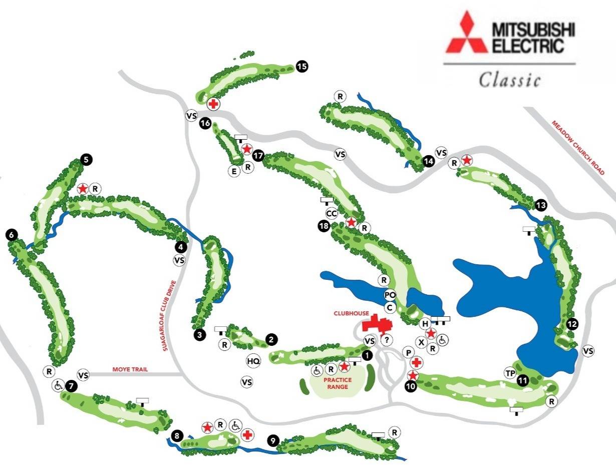 TPC Sugarloaf Map