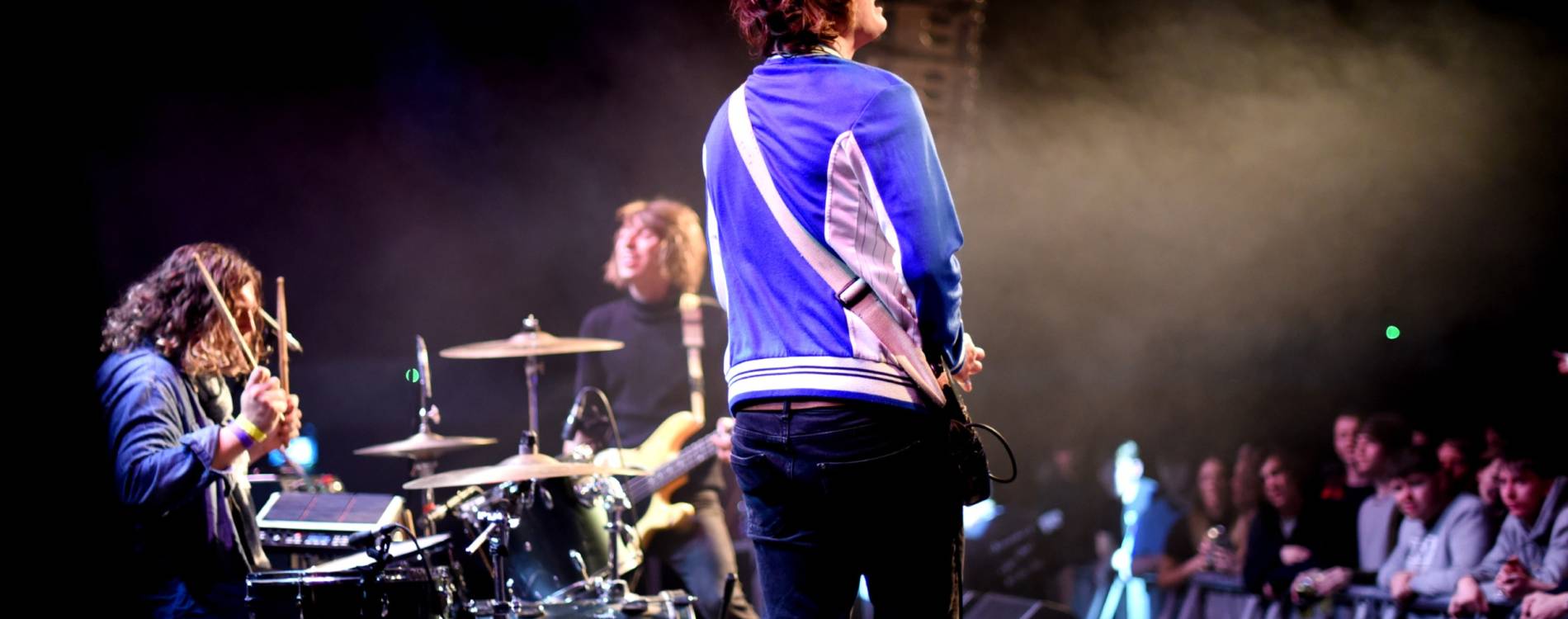 Trampolene peforming at The Great Hall in Cardiff