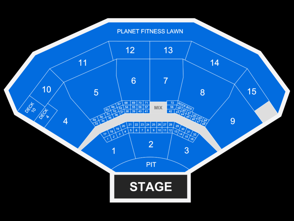 Truliant Amphitheater Map