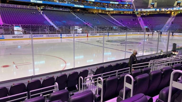 Tunnel Club Row D at Climate Pledge Arena