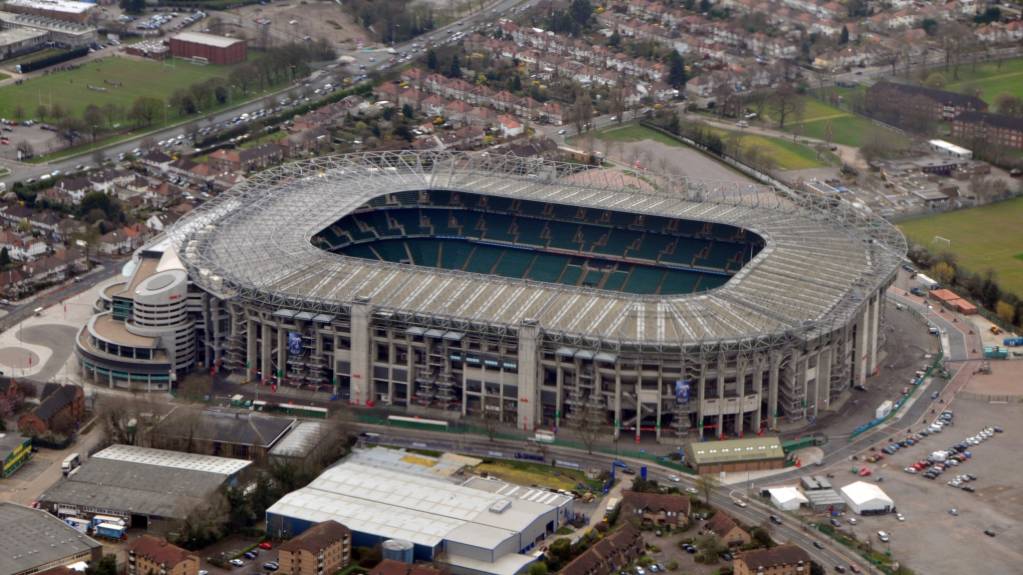 Twickenham Stadium from the air