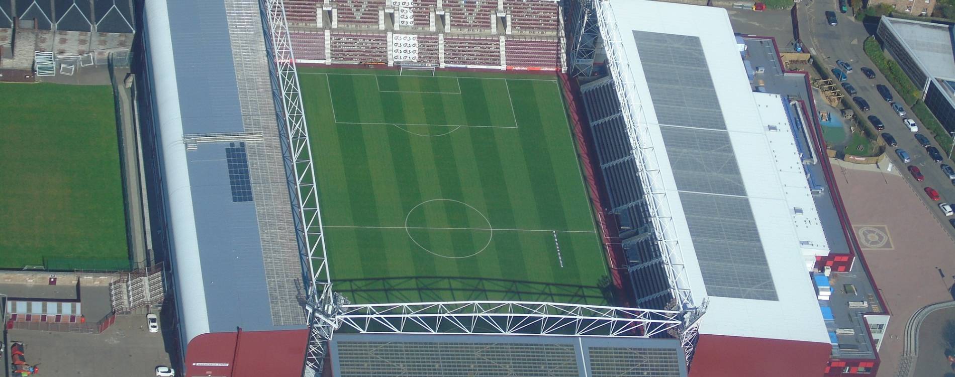 Tynecastle Park opened in 1886