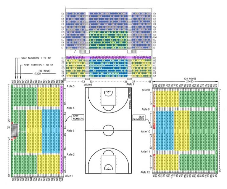 UniSC Arena Map