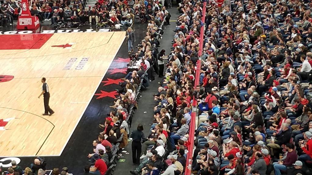 Floor Chicago Bulls vs Denver Nuggets 27 Jan 2025 United Center