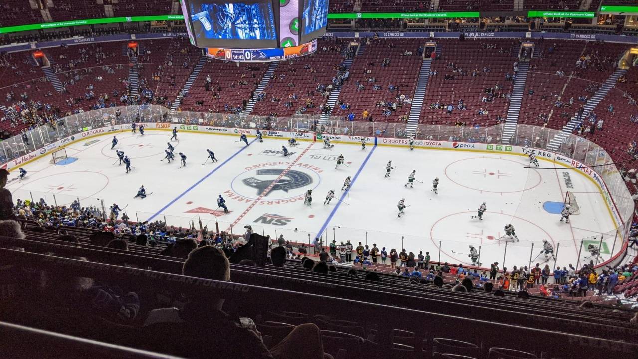 Upper Level Section 321 at Rogers Arena