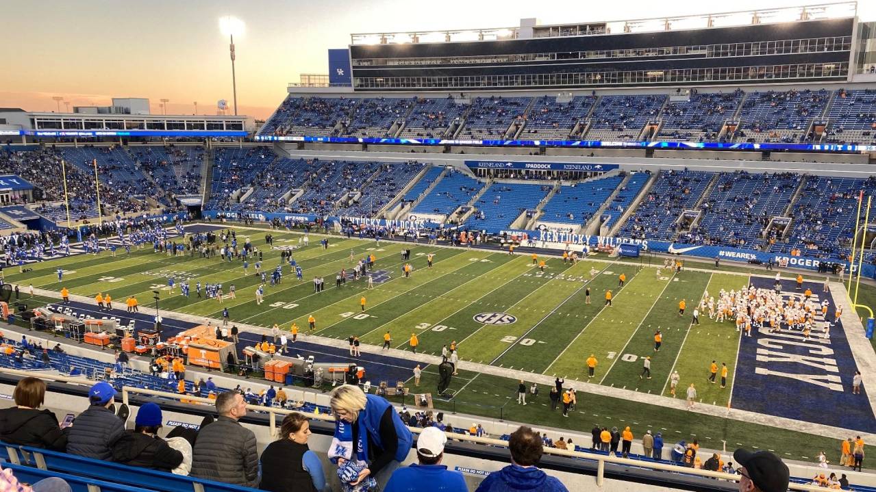 Upper 200 Level Kentucky Wildcats Football Vs Ole Miss Rebels 