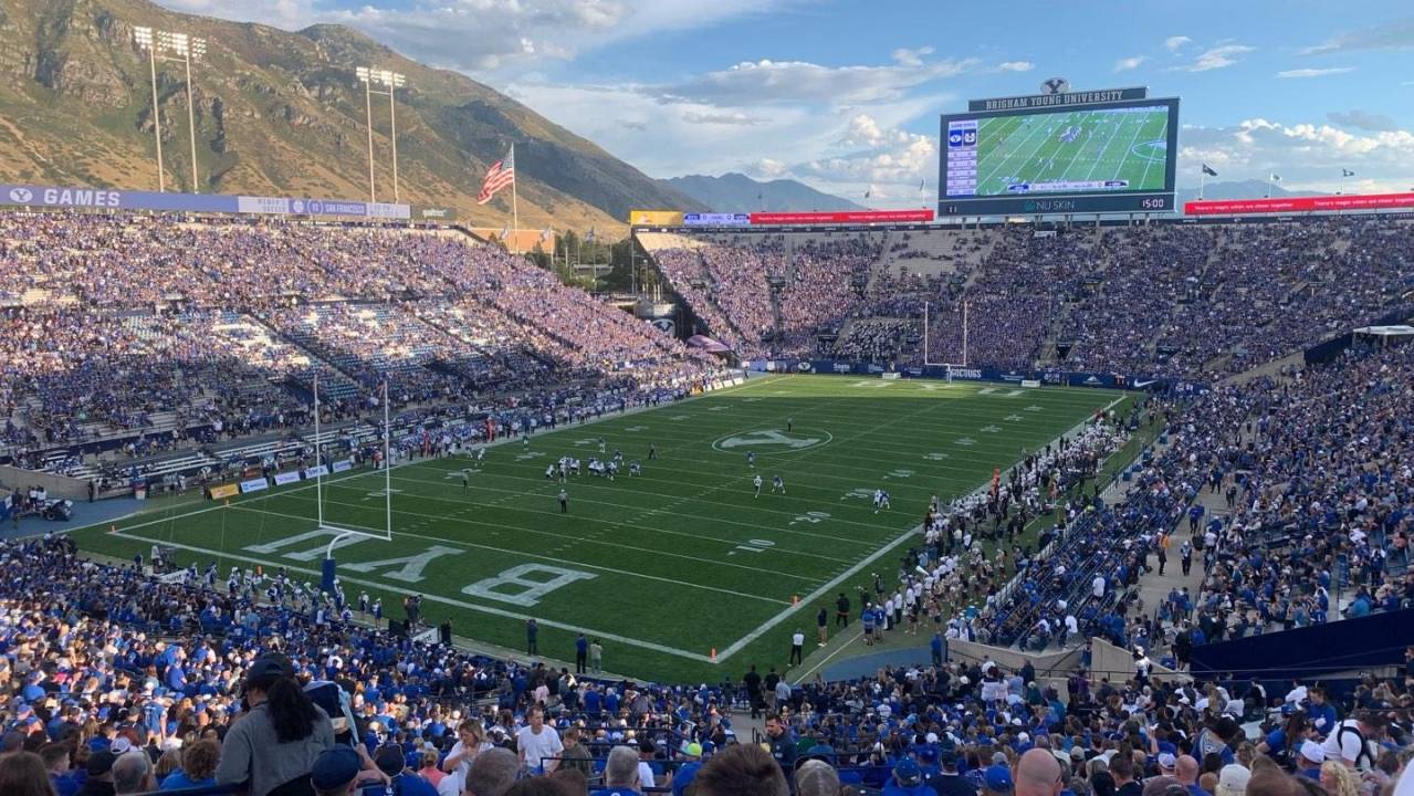 Upper Level (Sections 101149) BYU Cougars Football vs Kansas State