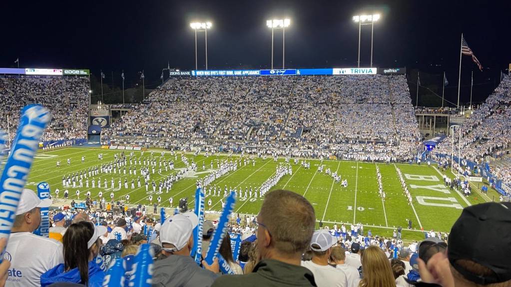 Upper Level (Sections 101149) BYU Cougars Football vs Kansas State