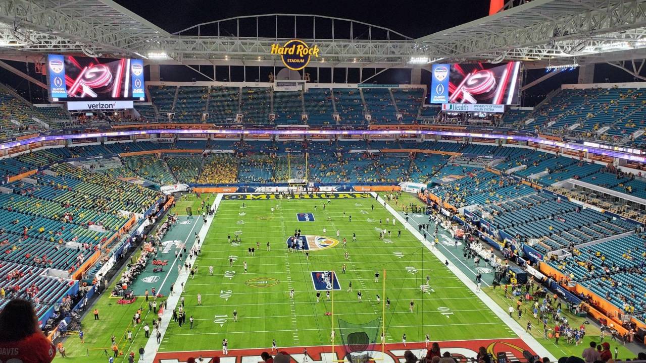 Upper Level (Section 300) CFP Semifinal Capital One Orange Bowl 9