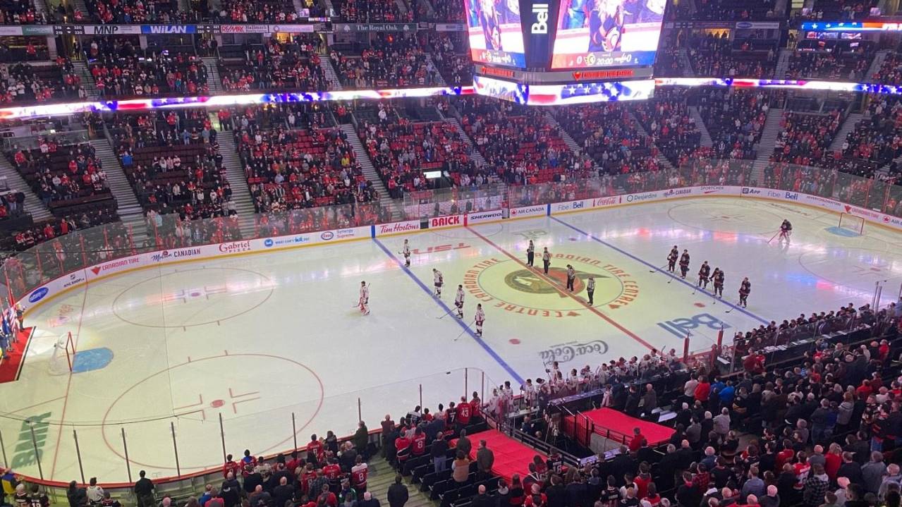Upper Section 310 at Canadian Tire Centre