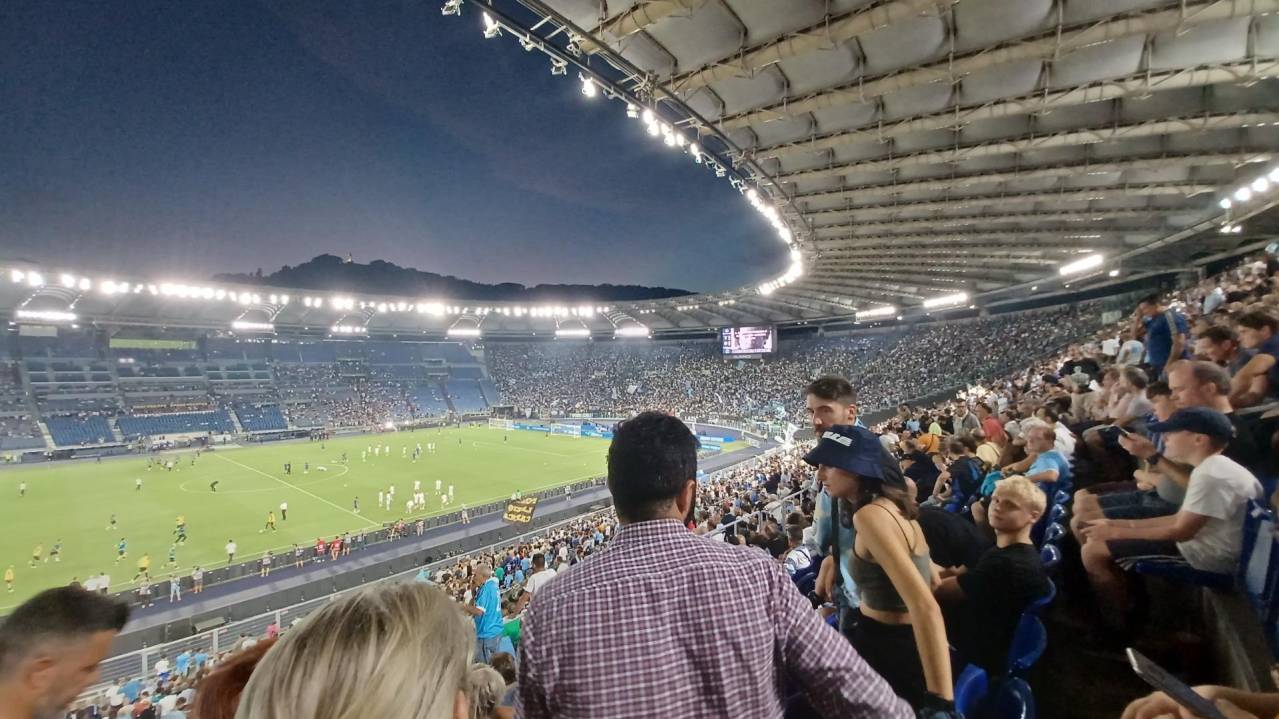 Upper tier seating at Stadio Olimpico