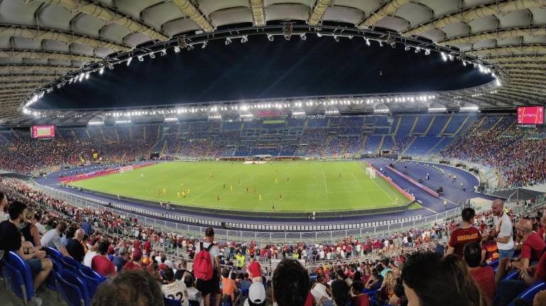 Upper tier seating at Stadio Olimpico