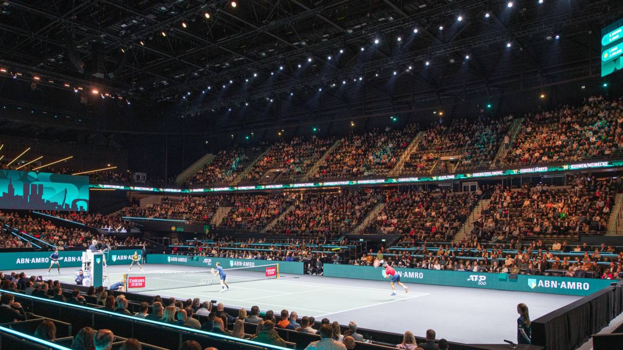 Upper Tier seating at the ABN AMRO Open