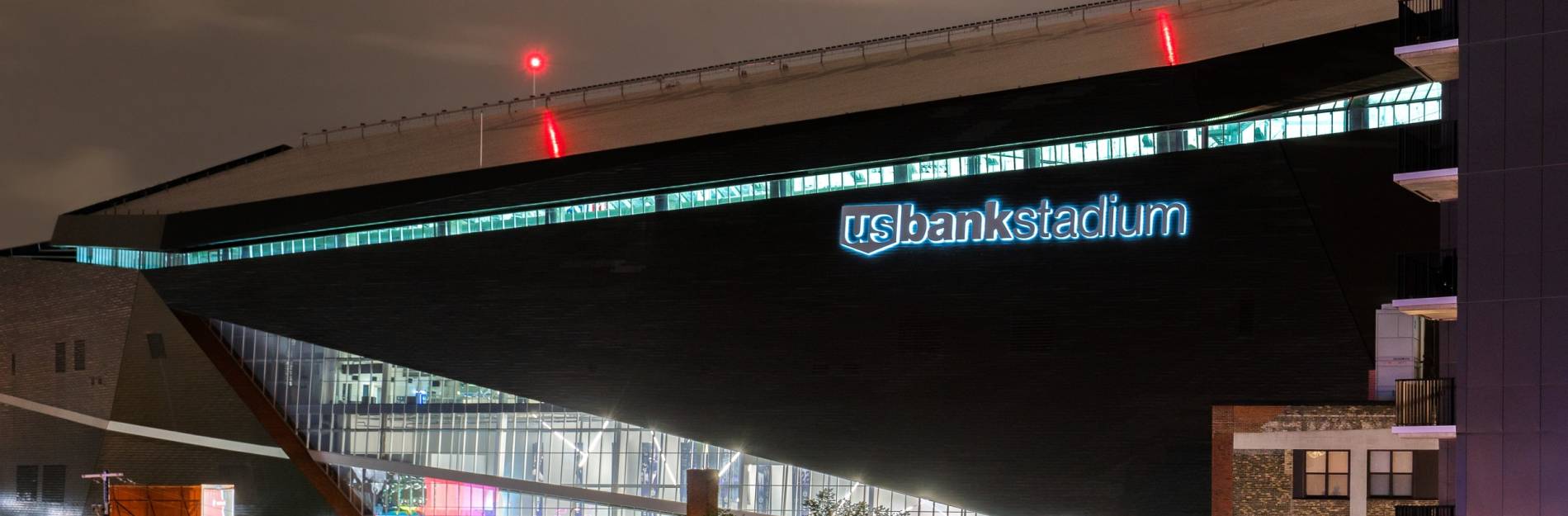 U.S. Bank Stadium is located in Minneapolis, Minnesota
