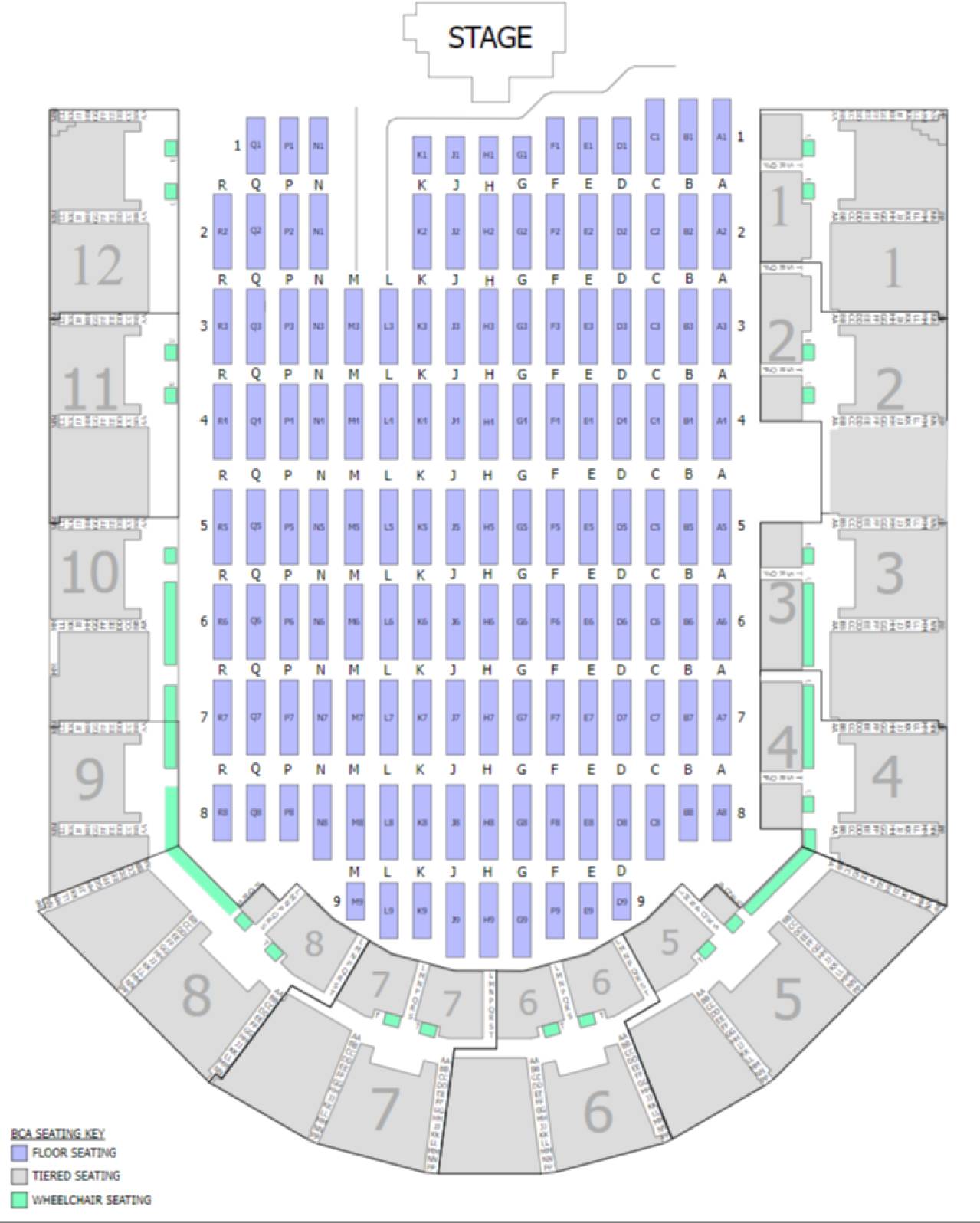 Utilita Arena Birmingham Map