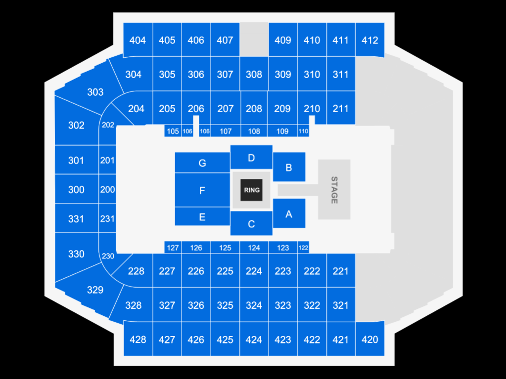 UWM Panther Arena Map