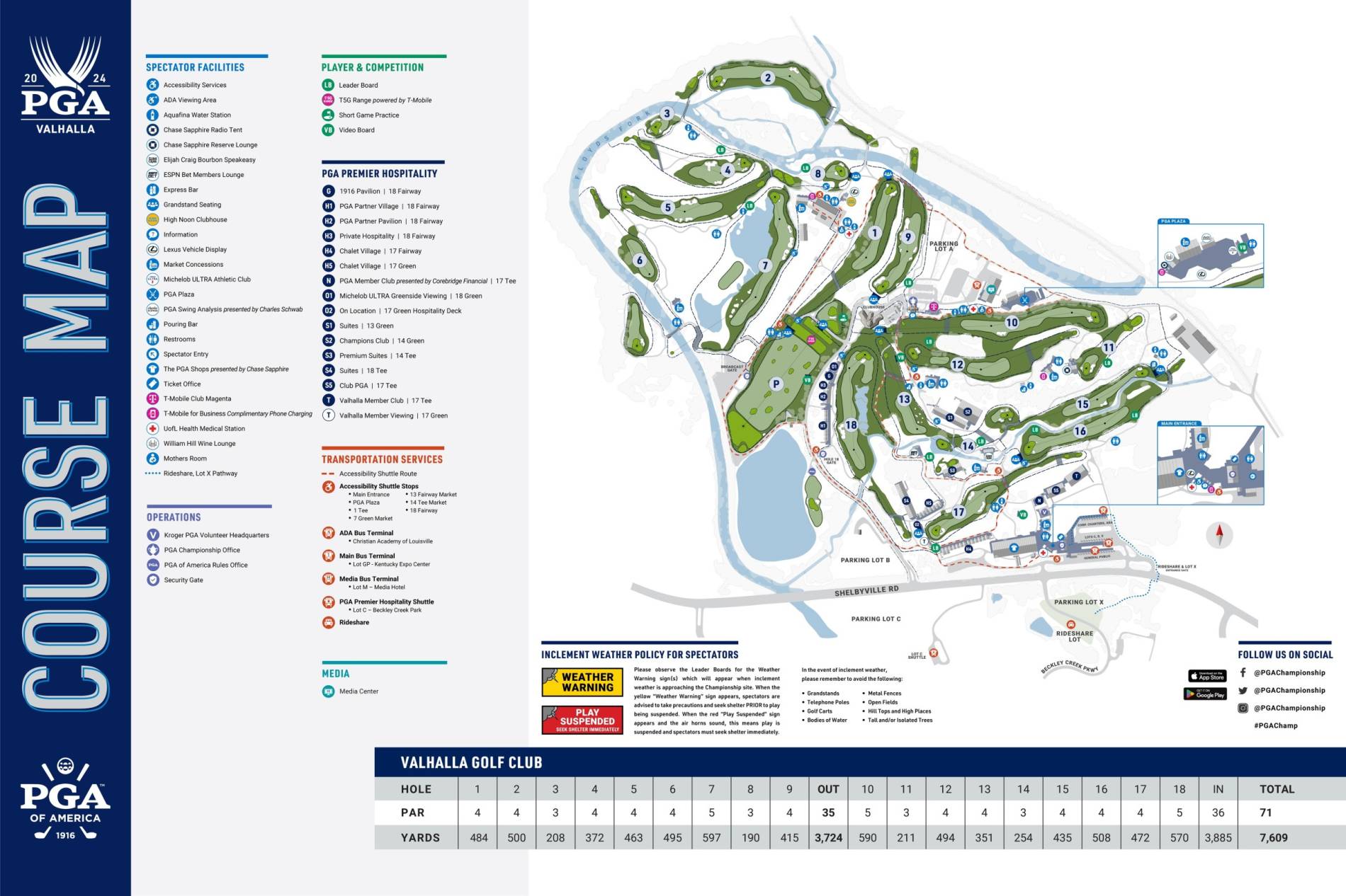 Valhalla Golf Club Map