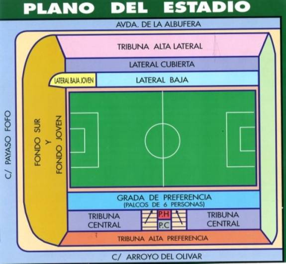 Campo de Fútbol de Vallecas Map