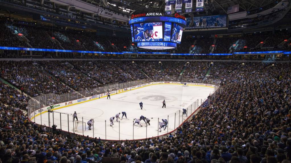 Vancouver Canucks host the Edmonton Oilers at Rogers Arena