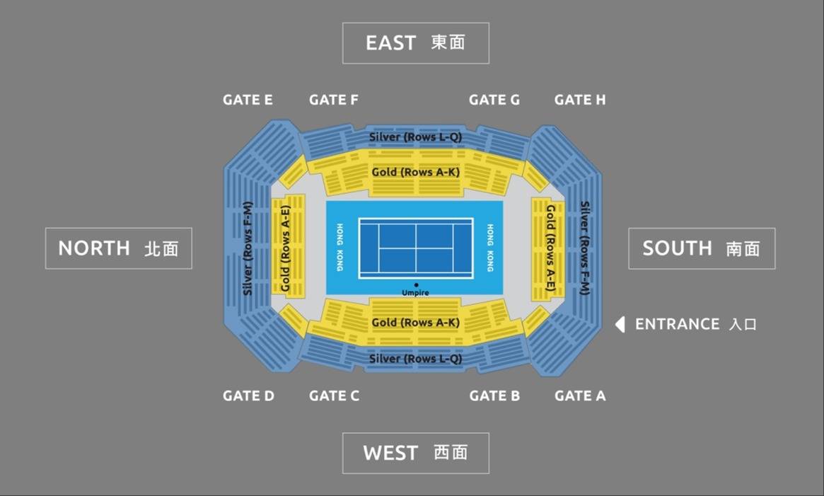 Victoria Park Tennis Centre Map
