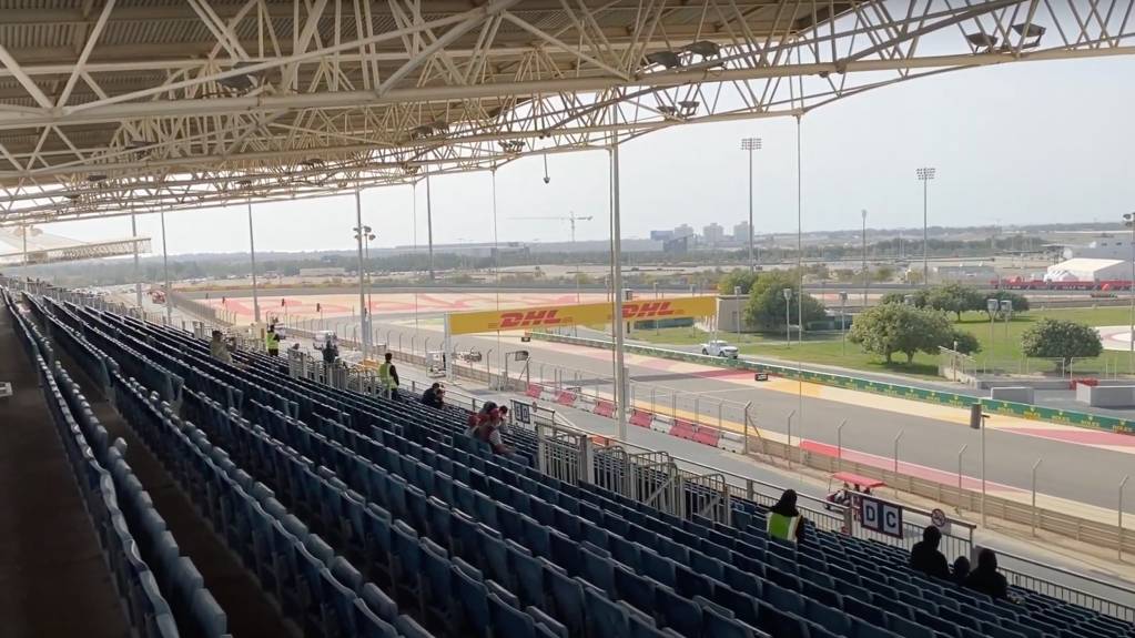 Victory Grandstand F1 Bahrain Grand Prix 1113 Apr 2025 Bahrain