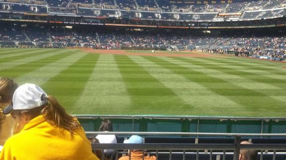 View from a standing area at PNC Park