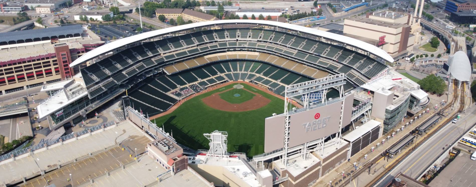 View from above Target Field