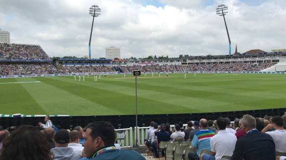 View from Block 29, Row N of the Eric Hollies Stand