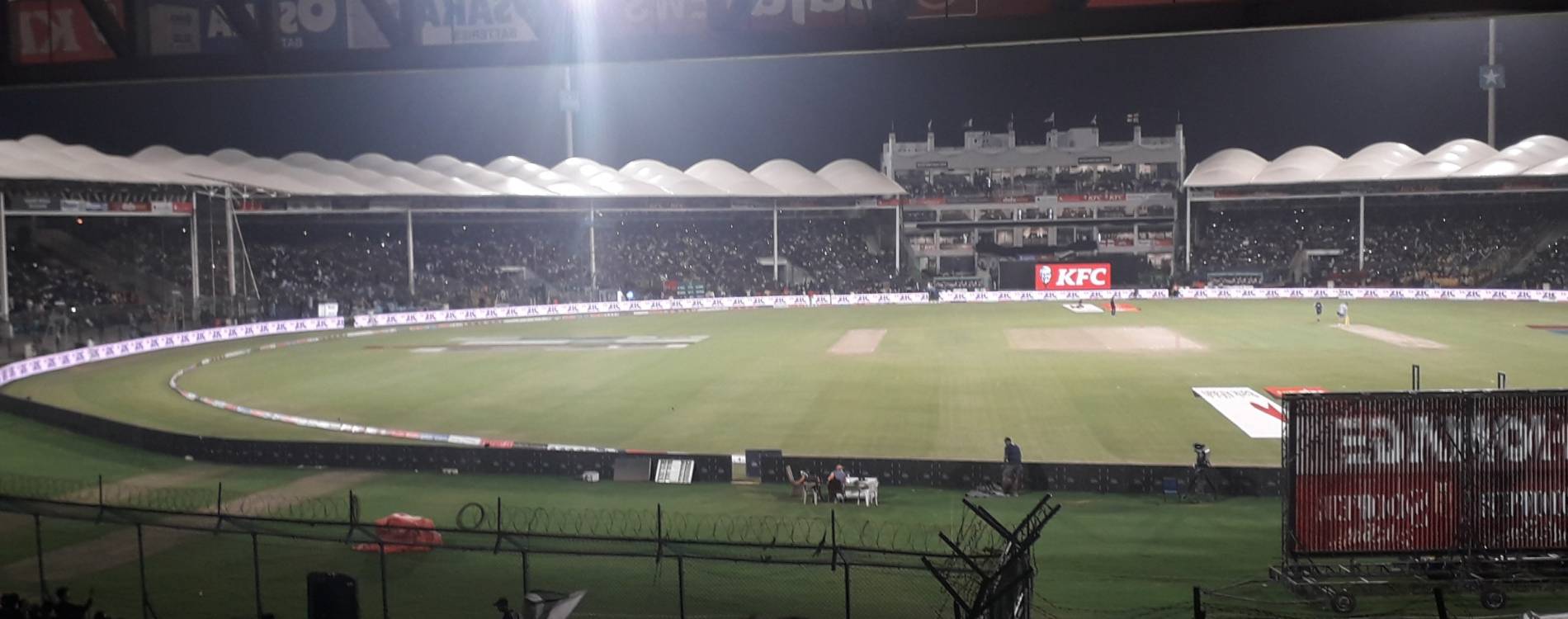 View from inside Karachi National Stadium