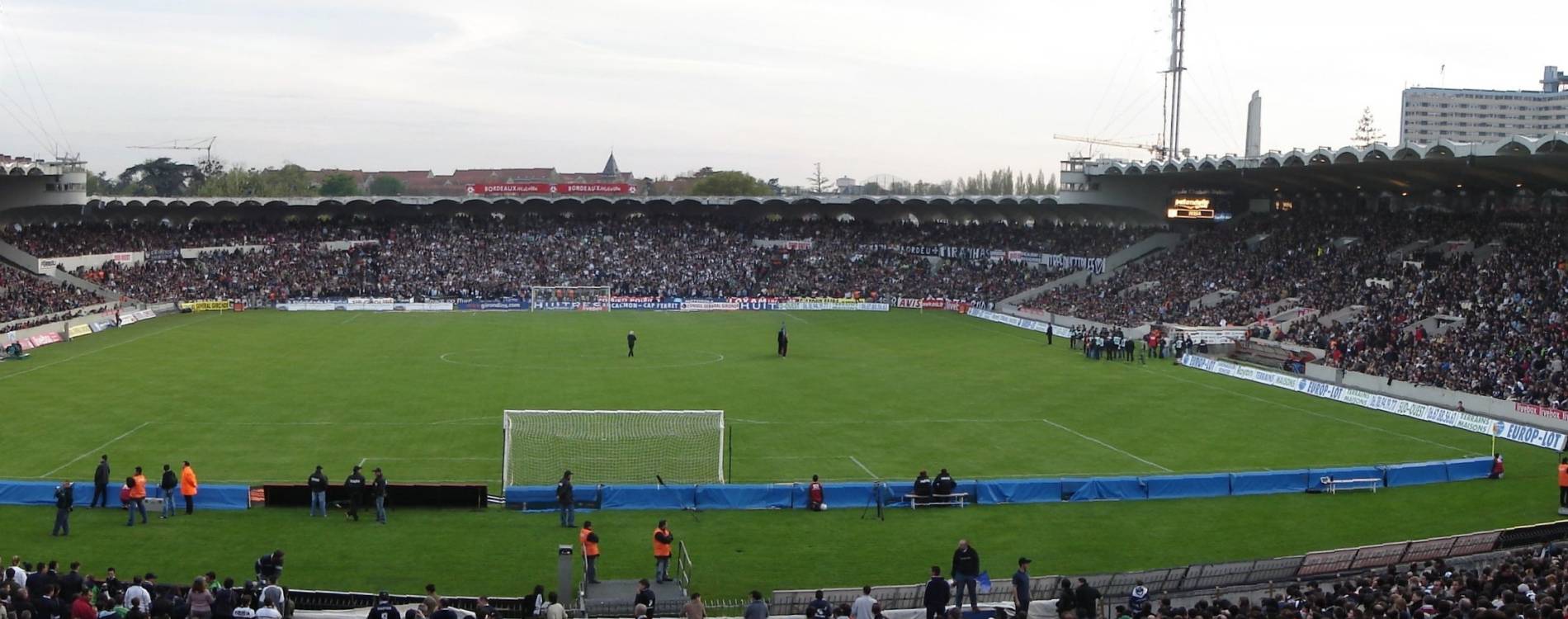 View from inside Stade Chaban-Delmas