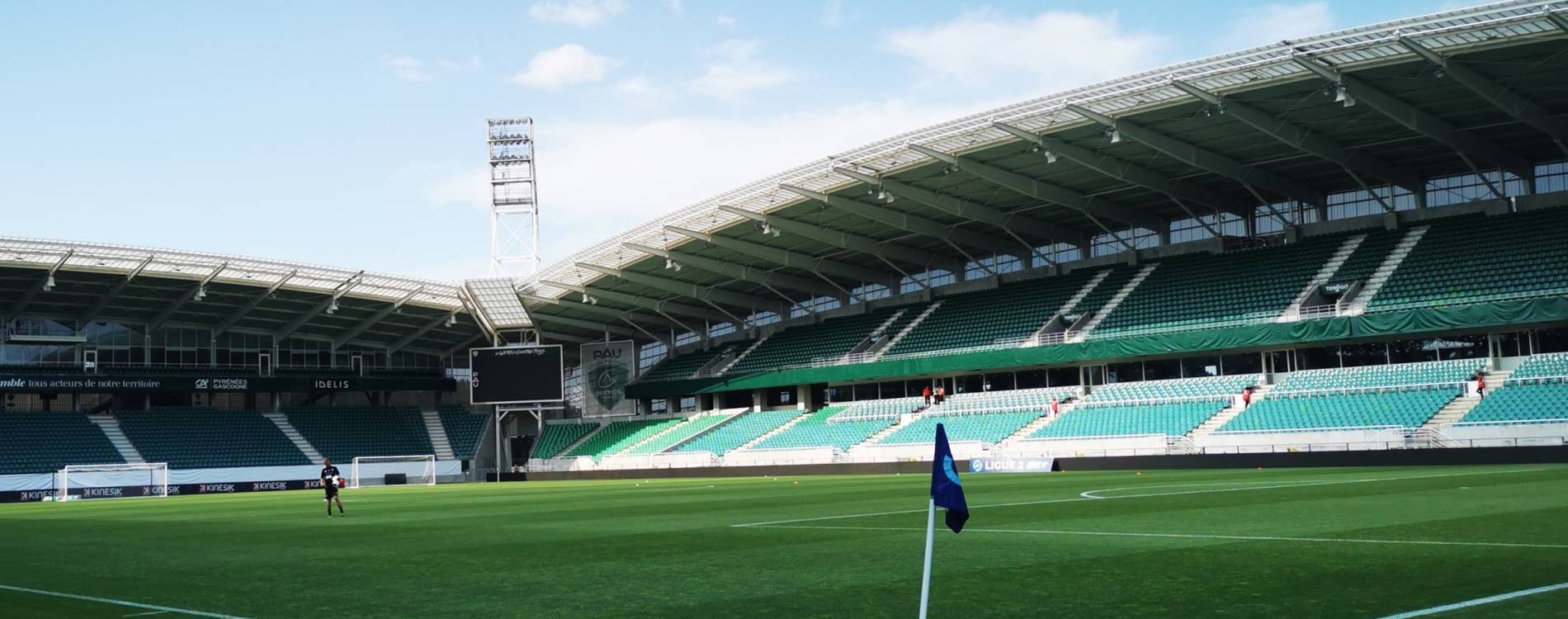 View from inside Stade du Hameau