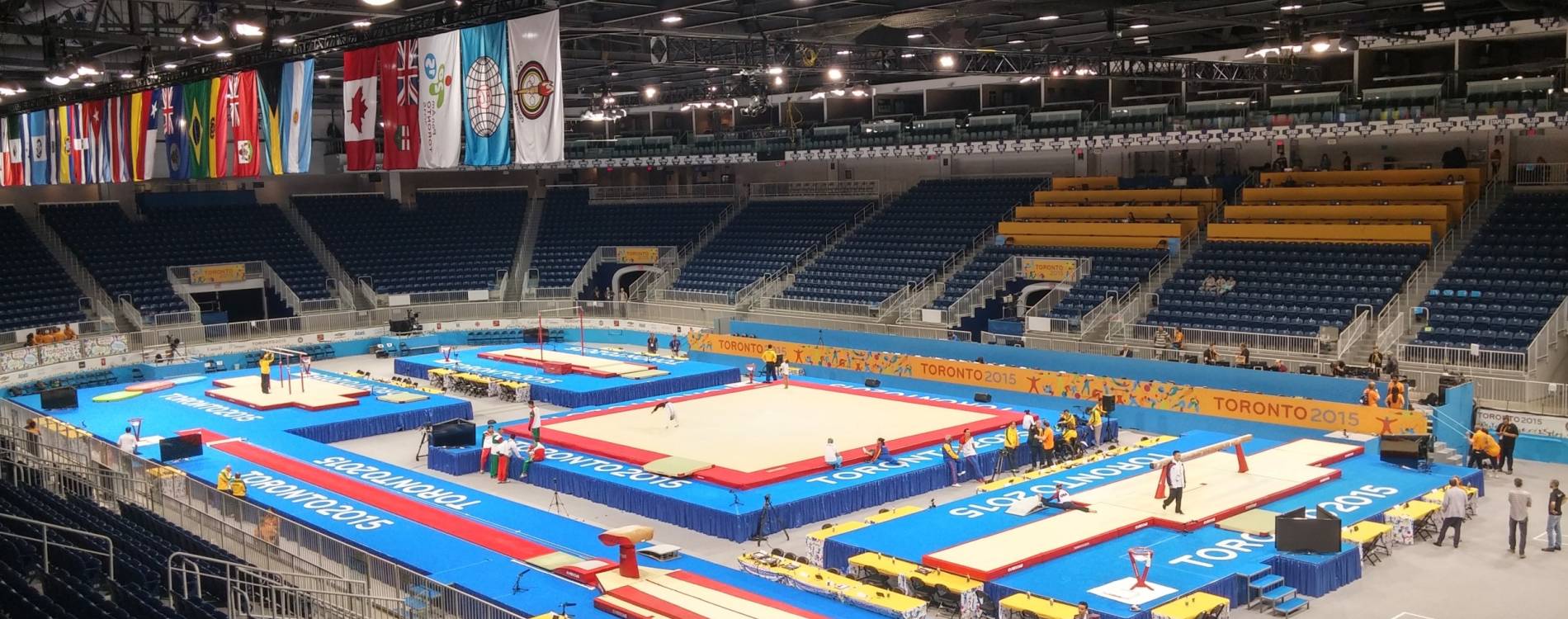 View from inside the Coca-Cola Coliseum