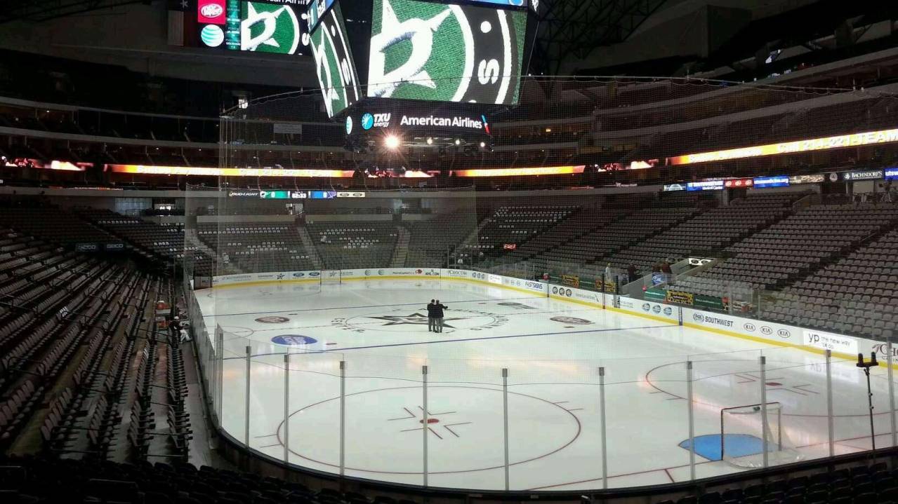 View from just in front of Club Loge Boxes at AAC