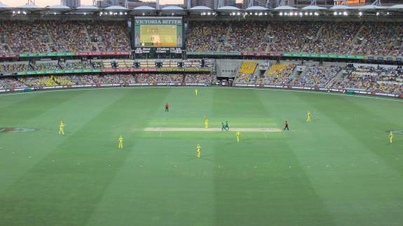 View from one of the Silver sections at the The Gabba